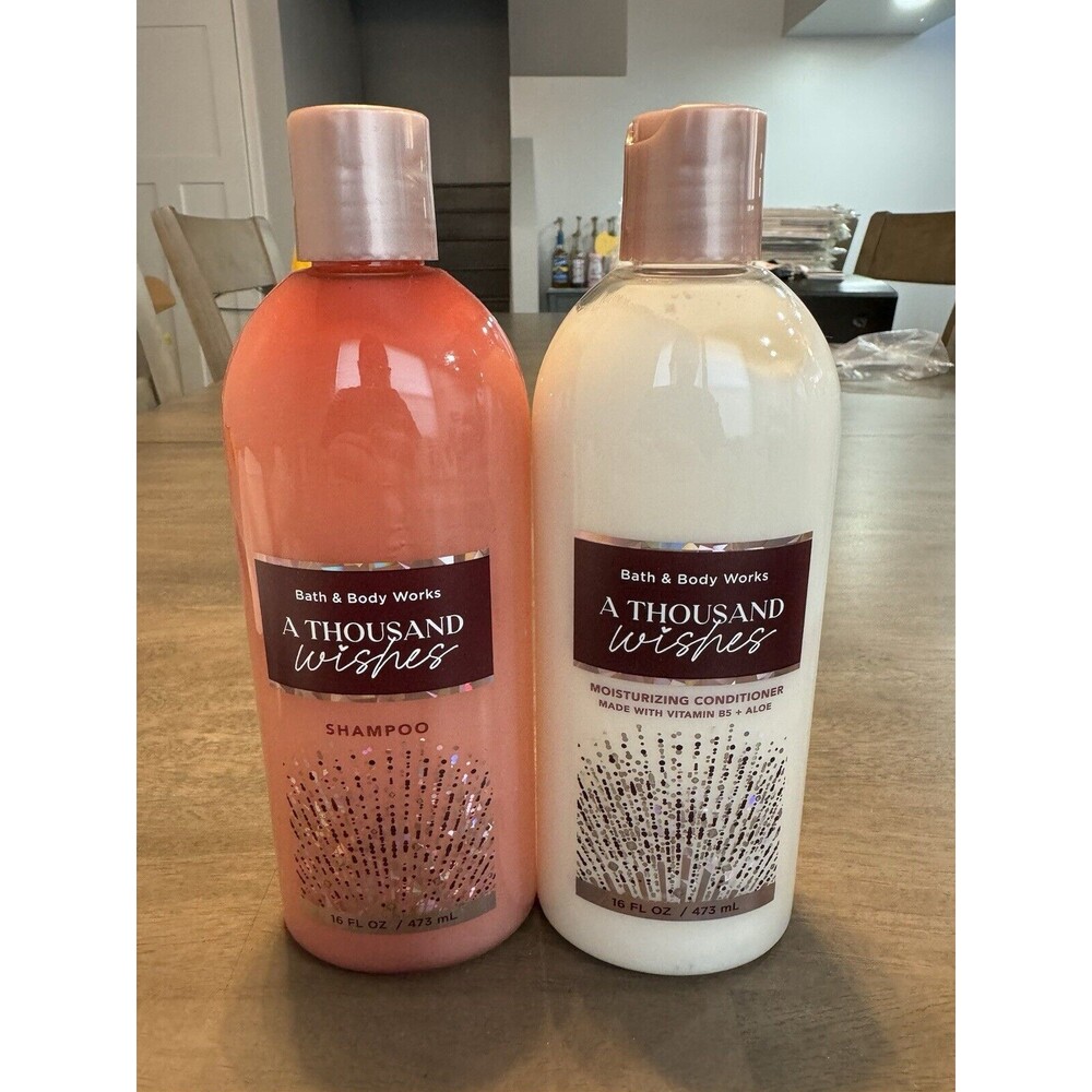 NEW! Bath & Body Works A THOUSAND WISHES Shampoo & Conditioner Set